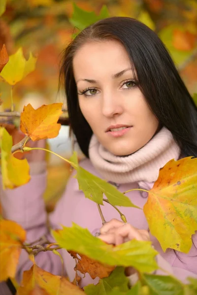 Осенний женский портрет — стоковое фото
