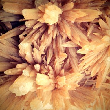 Cluster of twinned aragonite clipart