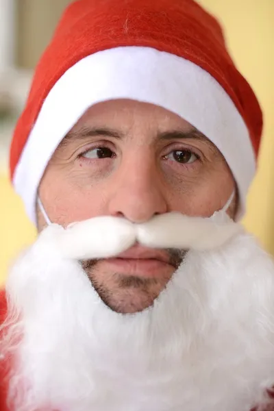 Santa con sindrome di Down — Foto Stock