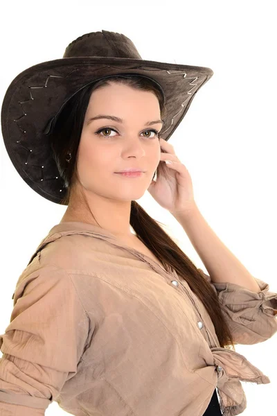 Sexig cowgirl — Stockfoto