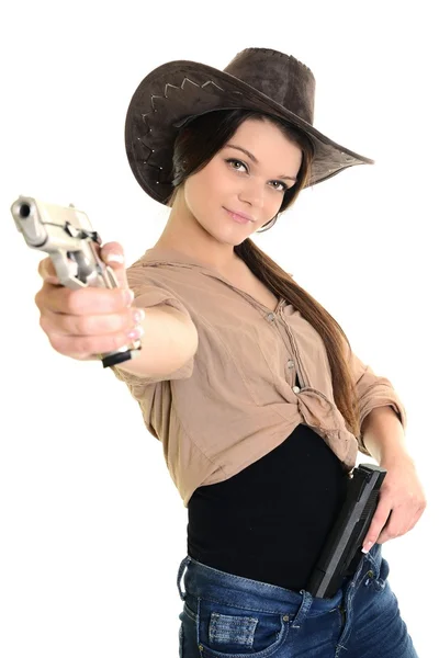 Sexy cowgirl — Stock Photo, Image