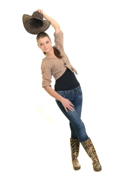 Sexy cowgirl — Stock Photo, Image