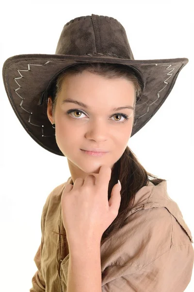 Sexy cowgirl — Stock Photo, Image