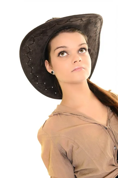 Sexy cowgirl — Stockfoto