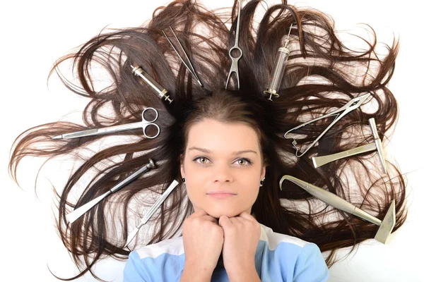 Pretty young doctor — Stock Photo, Image