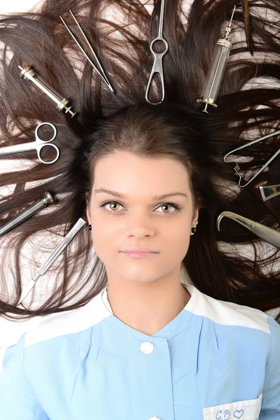 Pretty young doctor — Stock Photo, Image