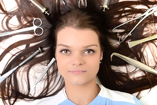 Pretty young doctor — Stock Photo, Image