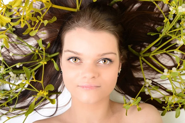 Mulher muito jovem — Fotografia de Stock