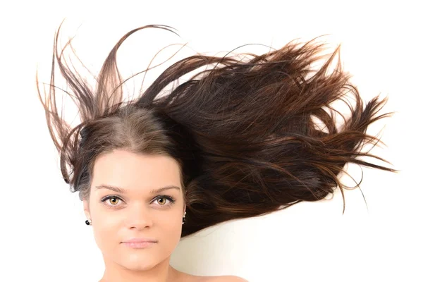 Mooie jonge vrouw. — Stockfoto