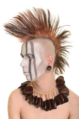 Amerikan Kızılderili şefi portresi