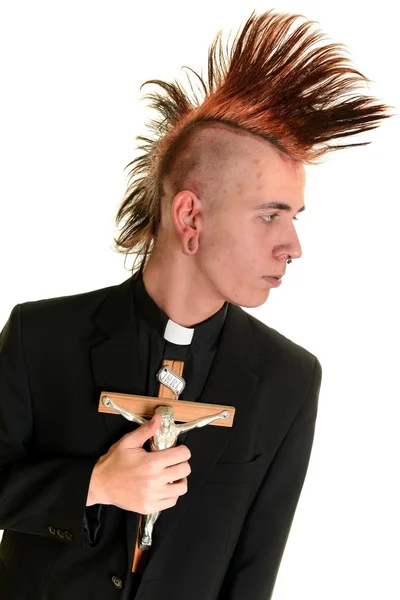 Punk präst — Stockfoto