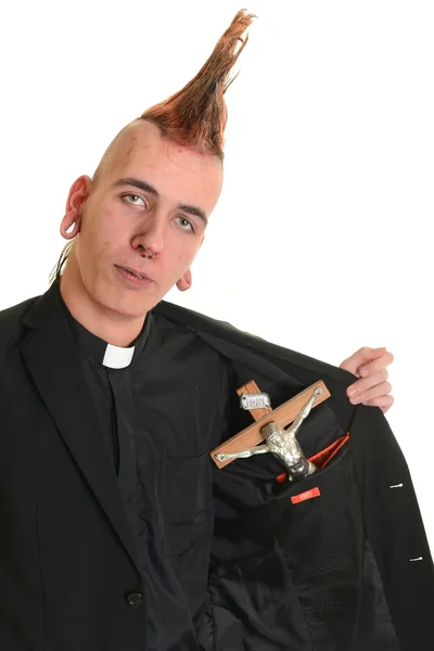 Punk Priest — Stock Photo, Image