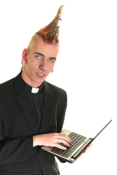 Punk-Priester — Stockfoto