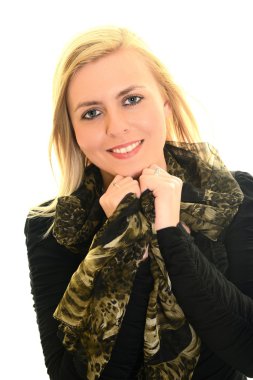 Sarı saçlı güzel model