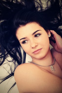 güzel Avrupa genç kadın