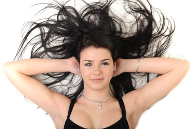 güzel Avrupa genç kadın