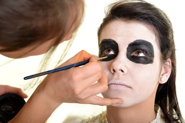 Horror Scene of a Scary Woman - Bride — Stock Photo, Image