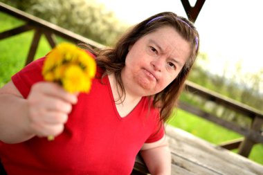 Down sendromlu kadın