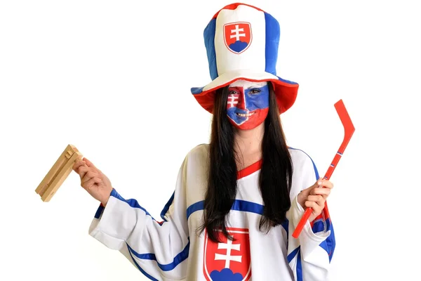 Slovakiska fan — Stockfoto