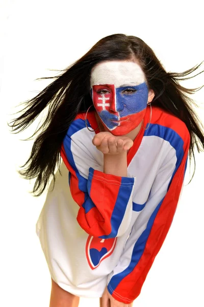 Slovakça fan — Stok fotoğraf