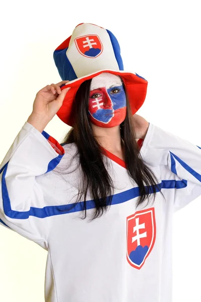 Slovakiska fan — Stockfoto