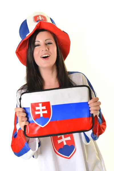 Slovakça fan — Stok fotoğraf