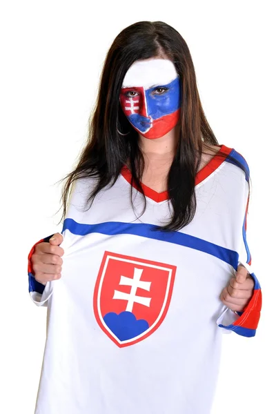 Slovakiska fan — Stockfoto