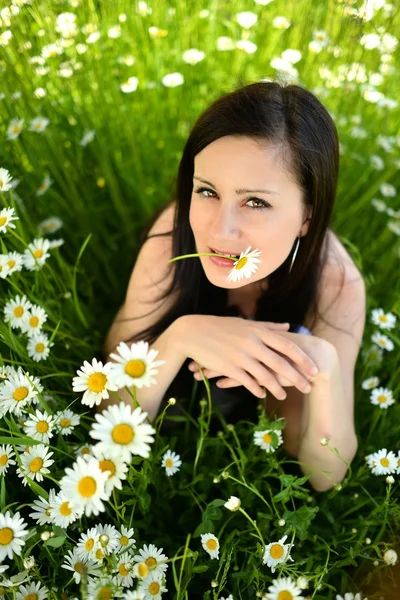 Lente vrouw — Stockfoto