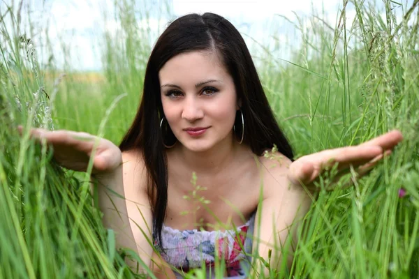 Spring woman — Stock Photo, Image