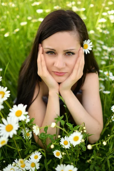 Frühlingsfrau — Stockfoto