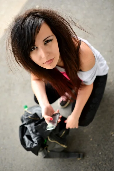 Chica de estilo punk — Foto de Stock