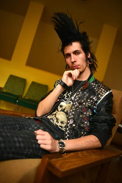 Punk ragazzo — Foto Stock