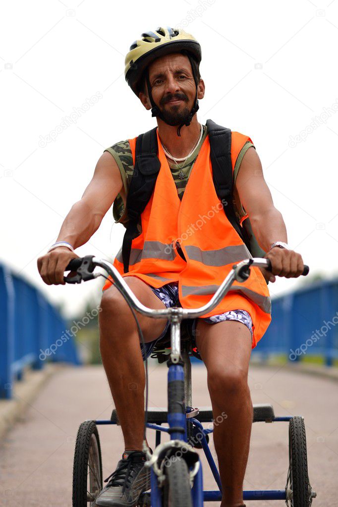 Man Riding Tricycle Stock Photo by ©muro 30915921