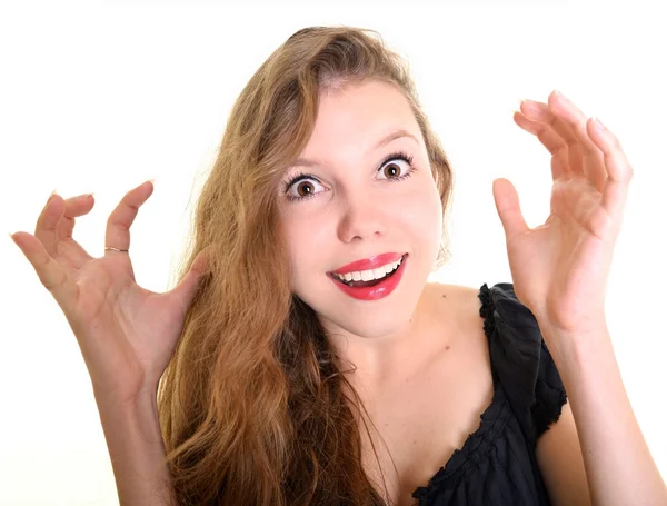 Mujer con el pelo largo — Foto de Stock