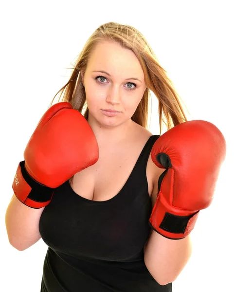 女子拳击手 — 图库照片