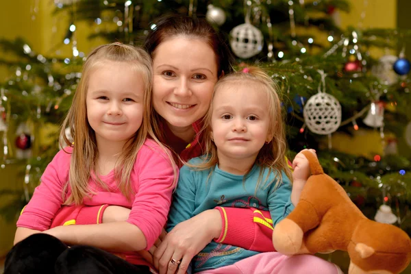 Familie Kerstmis — Stockfoto