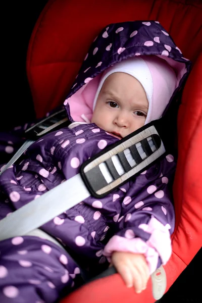 Baby in car seat — Stock Photo, Image