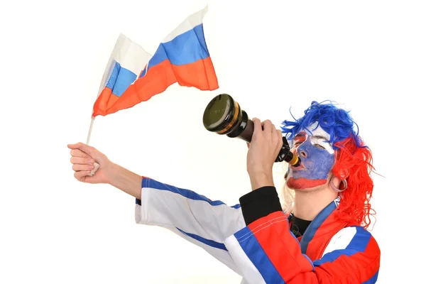 Slovakian supporter — Stock Photo, Image