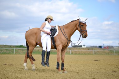 kadın binici at Fuarı