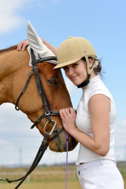 kadın binici at Fuarı