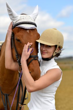 kadın binici at Fuarı