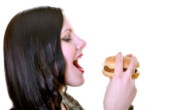 kadın holding burger