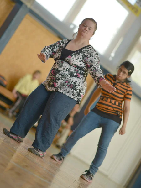 Woman with down syndrome — Stock Photo, Image