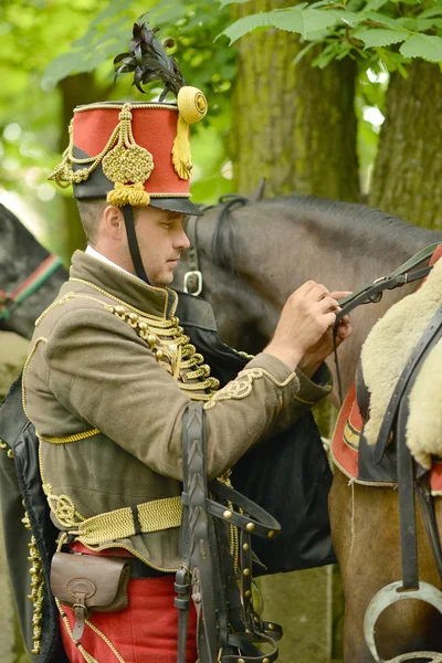 Hungarian hussar — Stock Photo, Image