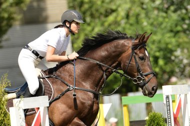 gösteri atlayarak at kadın