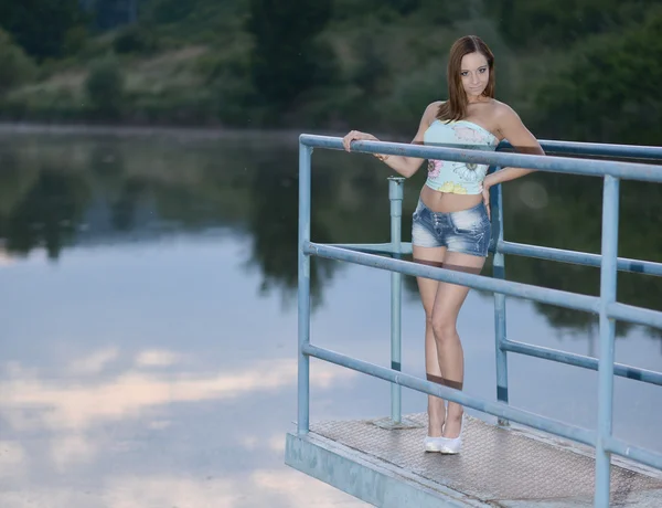 Woman outdoor portrait — Stock Photo, Image