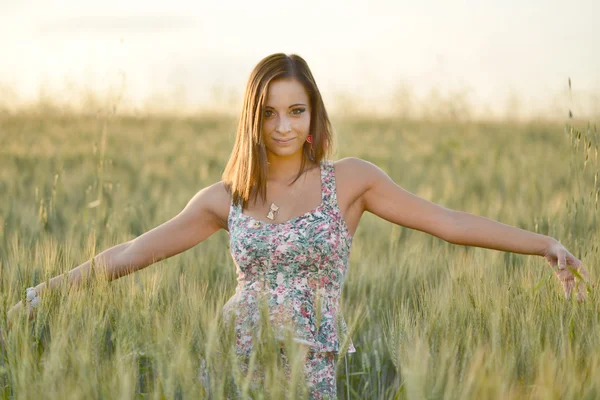 Summer girl portrait. — Stock Photo, Image