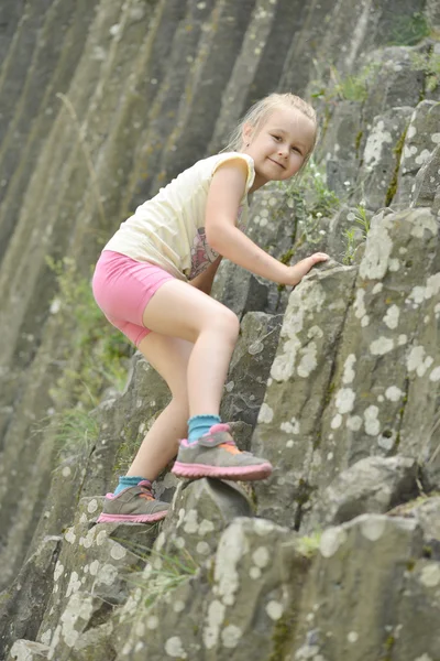 Climber girl — Stock Photo, Image