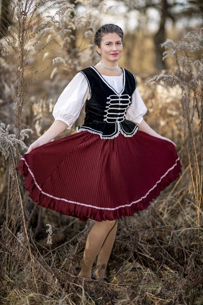 Retrato Una Chica Vestido Rojo Con Lazo Fotos De Stock Sin Royalties Gratis