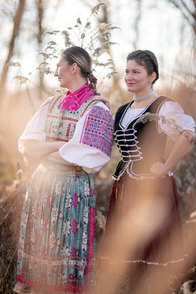 슬로바키아 의상을 아름다운 — 스톡 사진